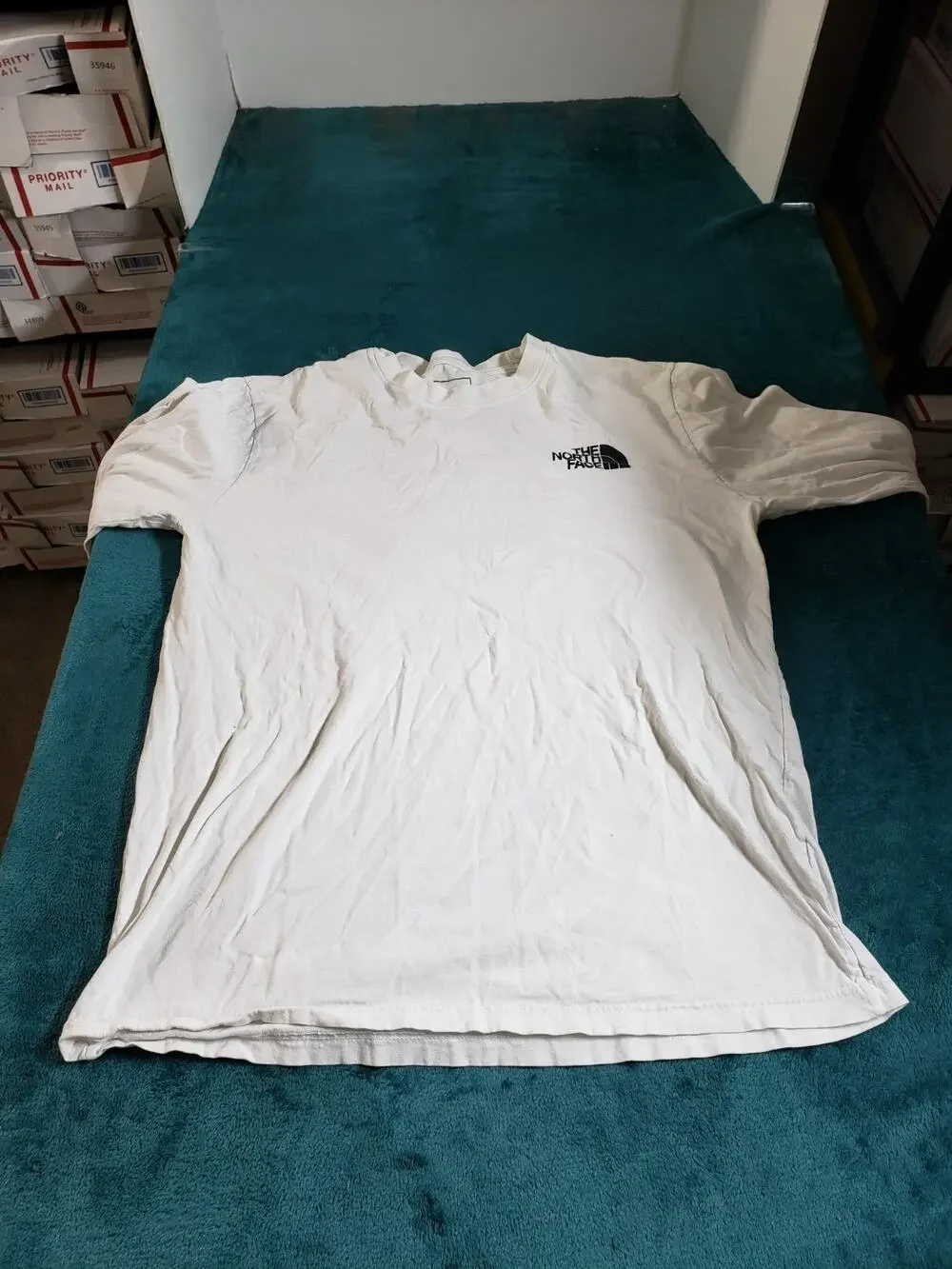 The North Face Shirt Size Large Mens White Long Sleeve Work Outdoors Comfort